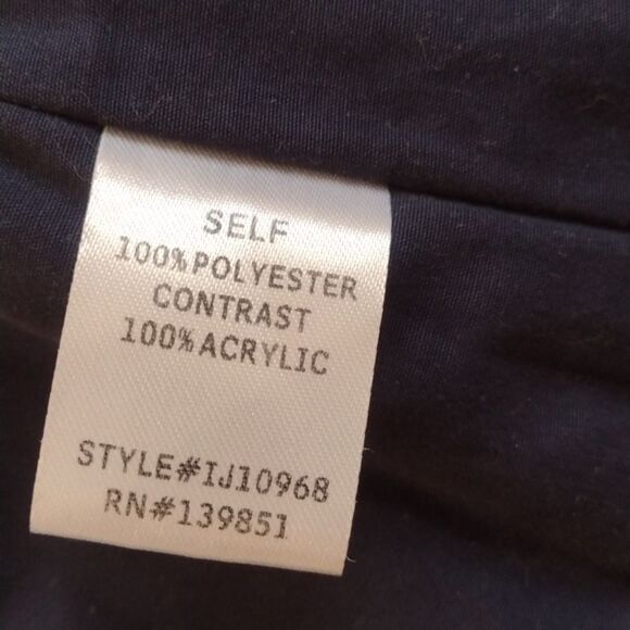 Oddi Blue Hooded Puffer Vest with Knit Back and Hood Size Small - Picture 11 of 14